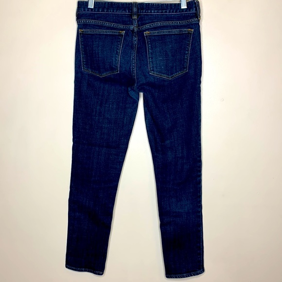 J.Crew | Dark Denim Stretch ‘Toothpick’ Jeans | Straight | Ankle Fit | Designer - Picture 12 of 16